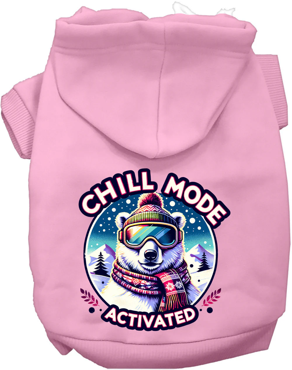 Chill Mode Activated Winter Pet Hoodie - Image 8