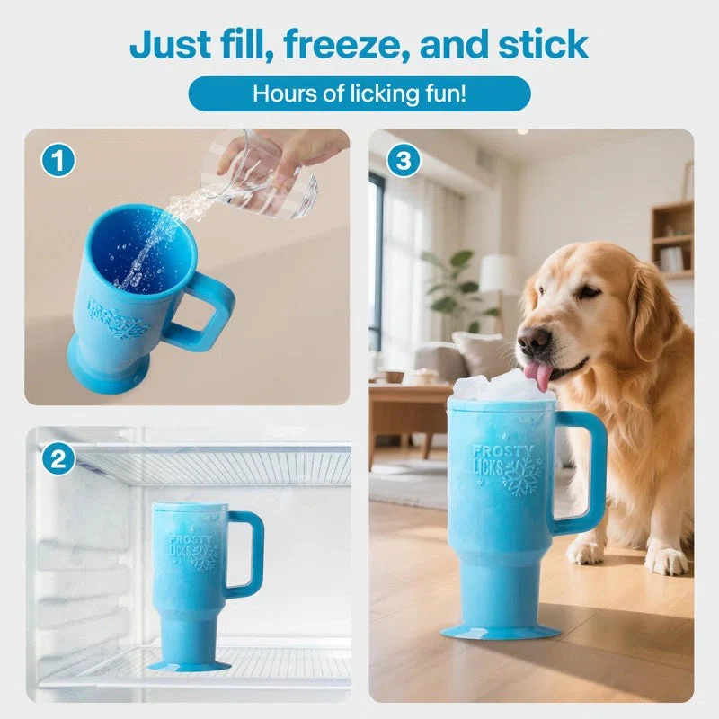 Chill Out - Dog Cooler Bowl - Frosty Lick with Strong Suction Cup - Image 5