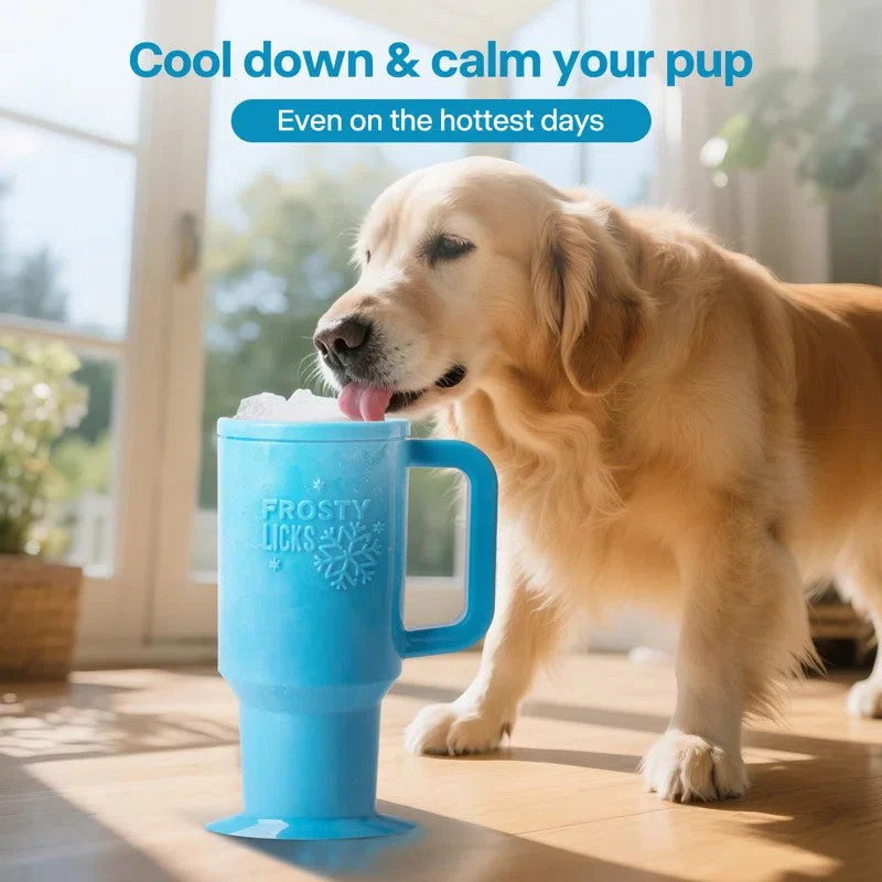 Chill Out - Dog Cooler Bowl - Frosty Lick with Strong Suction Cup - Image 6