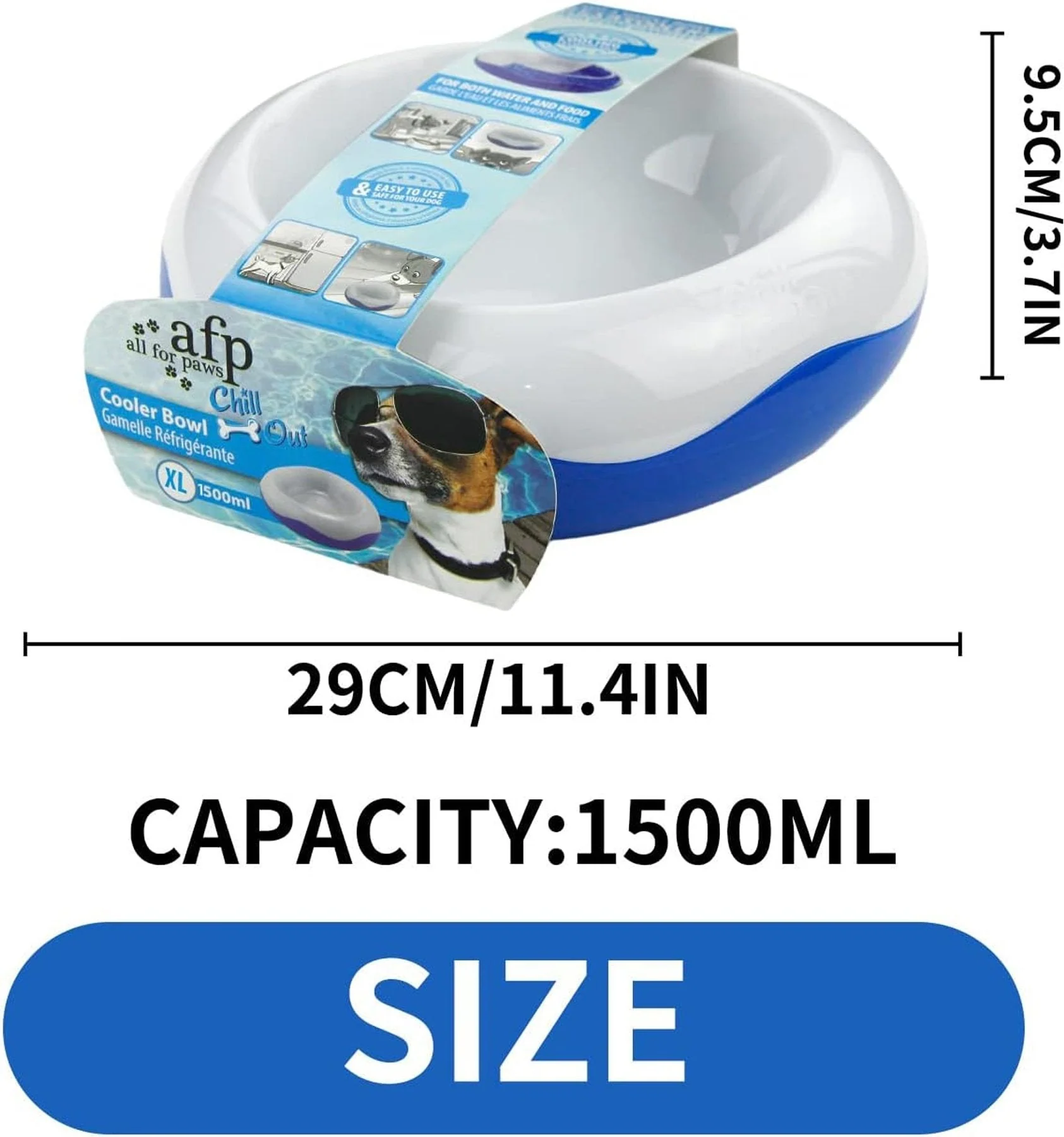 Chill Out - Dog Cooler Bowl - Pet Cooler Bowl Keeps Water Cool and Fresh for Hours - Image 12