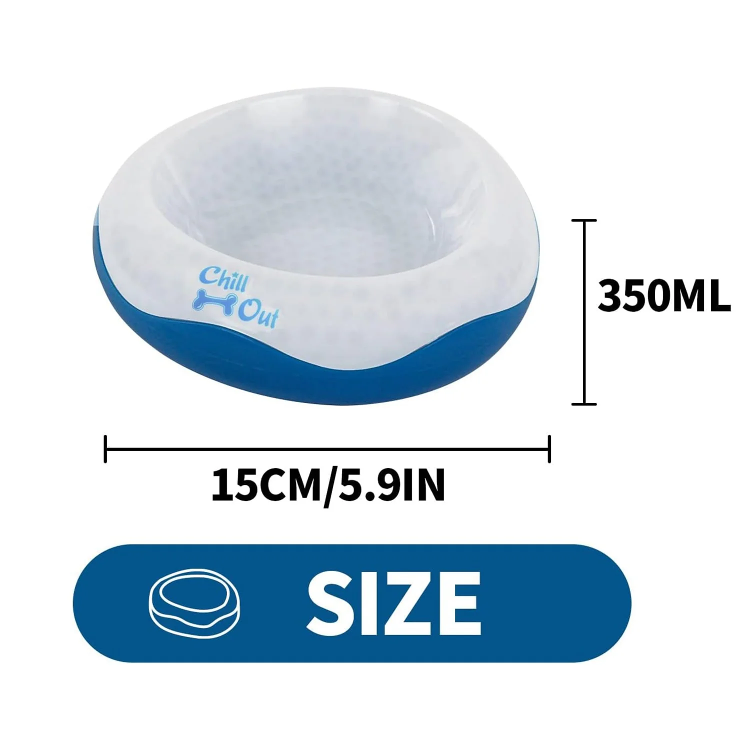 Chill Out - Dog Cooler Bowl - Pet Cooler Bowl Keeps Water Cool and Fresh for Hours - Image 9