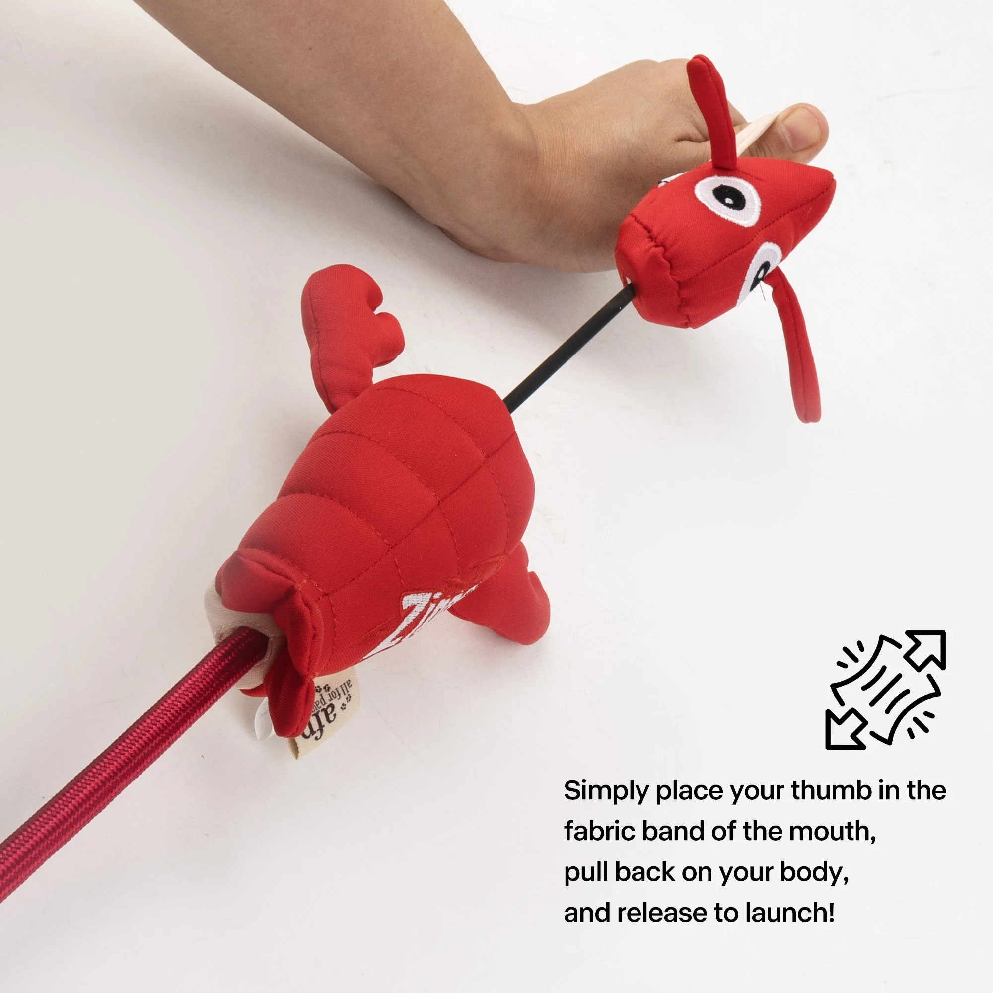 Chill Out - Dog fetch toy - Flying Lobster - Image 4