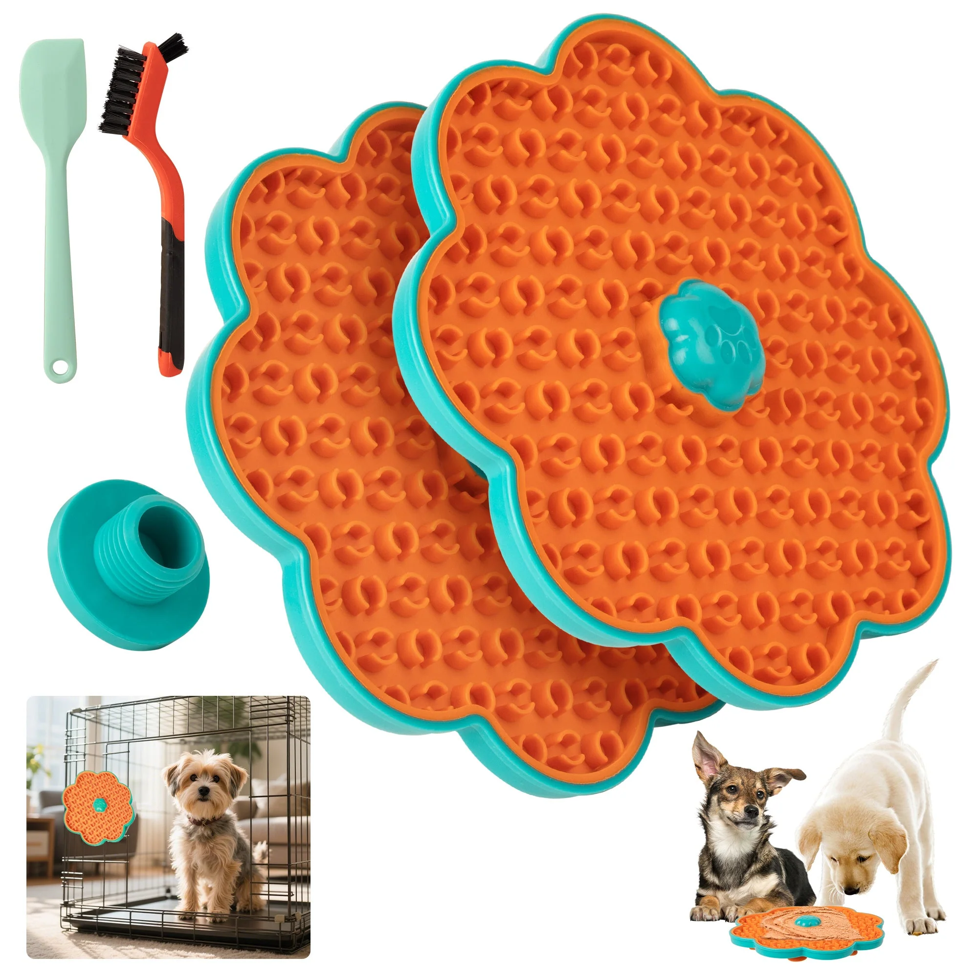 Chill Out - Lick‘A’Disk Dog Lick Mat Summer Slow Feeder for Dogs - Image 2