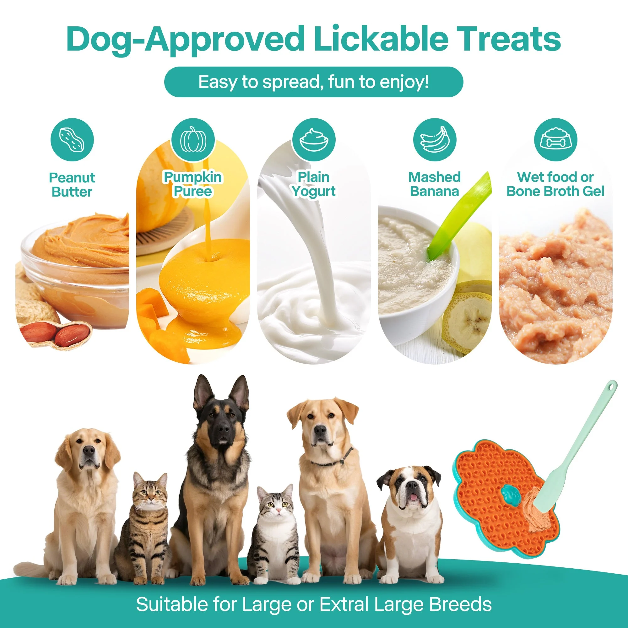 Chill Out - Lick‘A’Disk Dog Lick Mat Summer Slow Feeder for Dogs - Image 7