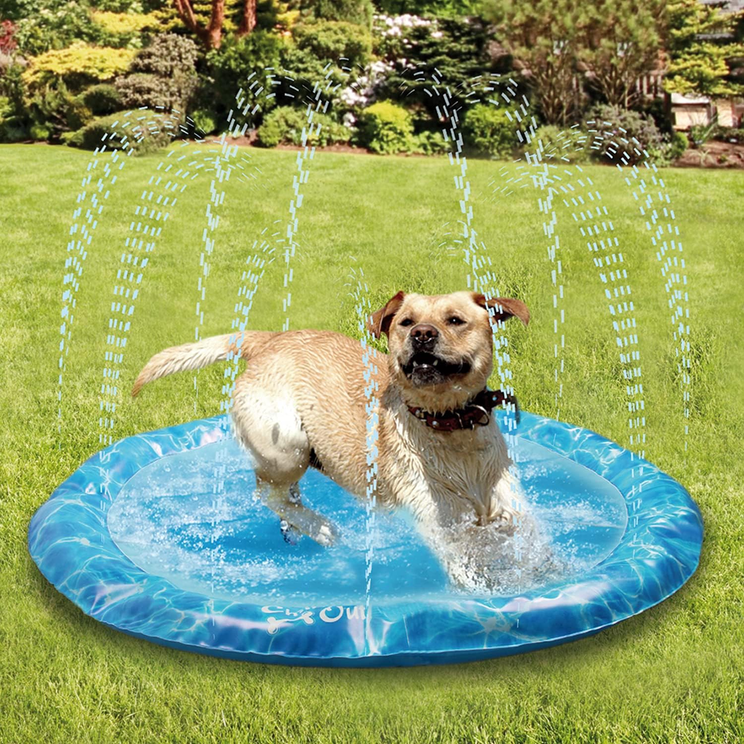 Chill Out - Sprinkler Fun Mat Cool Down Play Mat for Pets - Image 8