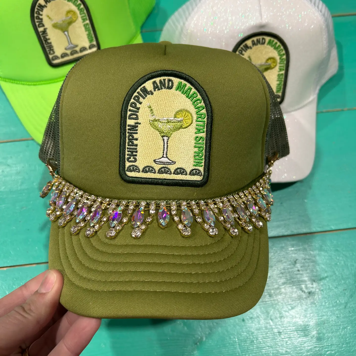 Chippin', Dippin', Margarita Sippin' Trucker - Image 2