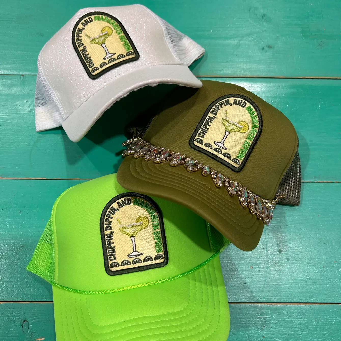 Chippin', Dippin', Margarita Sippin' Trucker - Image 5