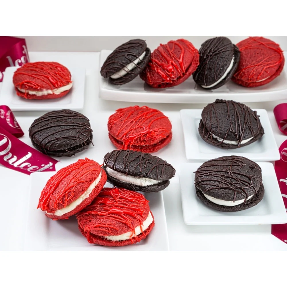 Chocolate and Red Velvet Whoopie Pies Assortment - Image 2