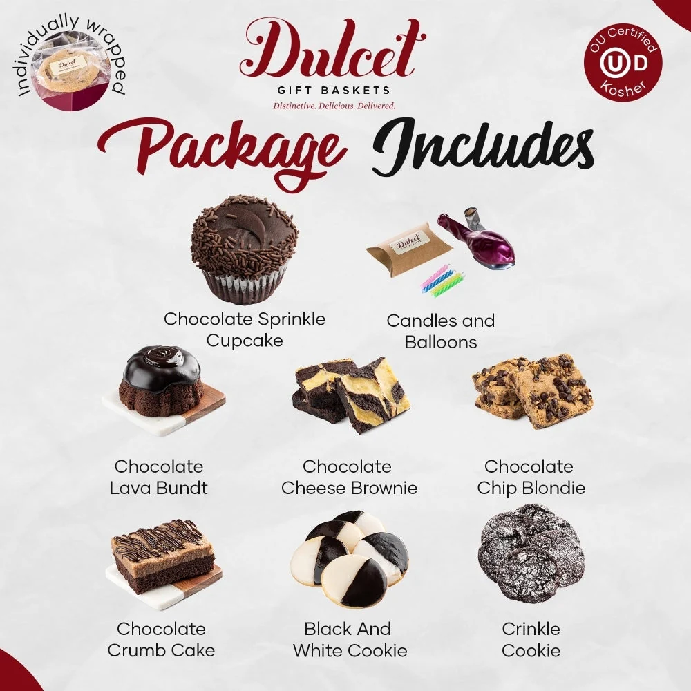 Chocolate Birthday Collection Gift Basket - Image 4