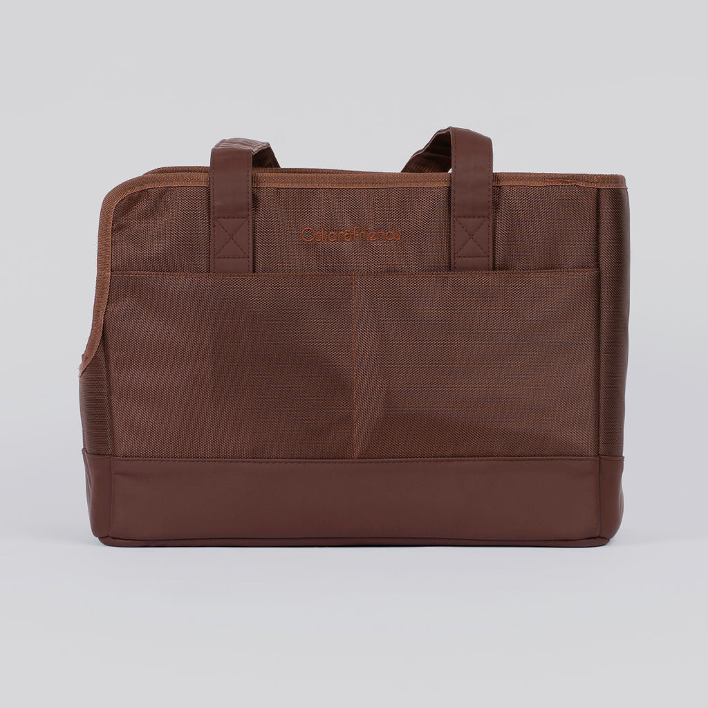 Chocolate Brown Pet Tote Bag - Image 3