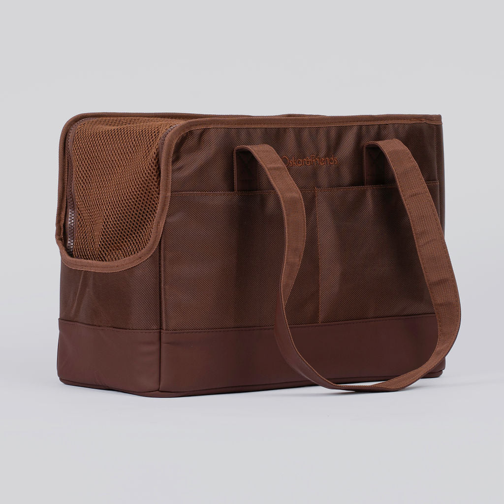 Chocolate Brown Pet Tote Bag - Image 4