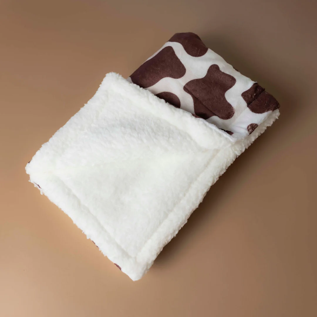 Chocolate Cow Dog Blanket - Image 2