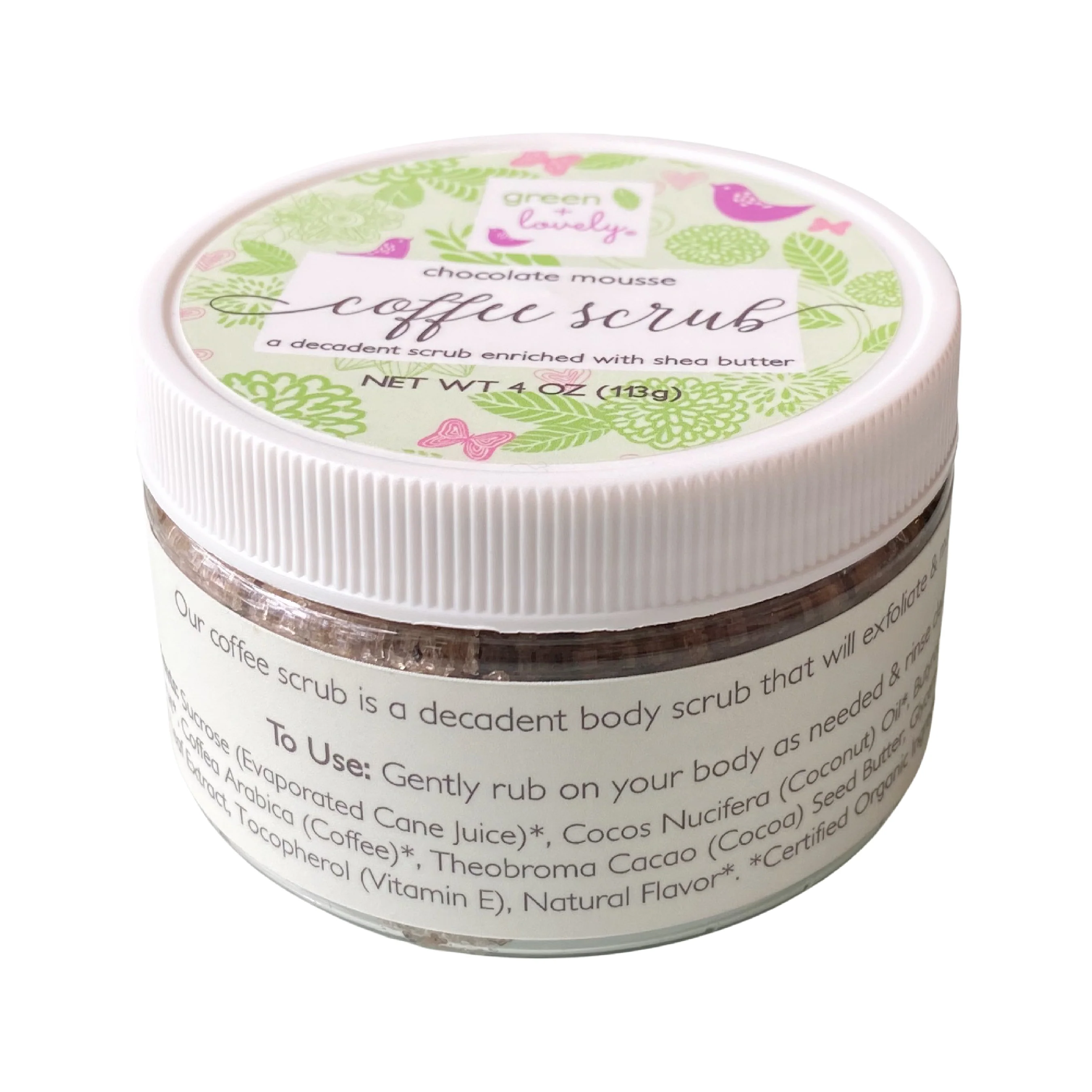 Chocolate Mousse Coffee Scrub - Cellulite Fighting - Image 2