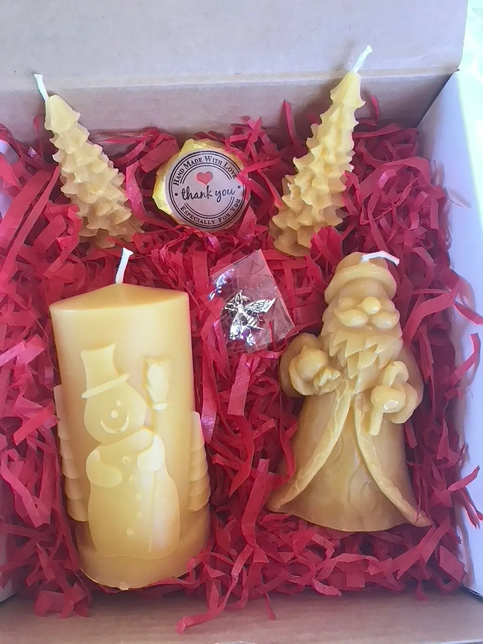 Christmas Beeswax Candle Gift Set - Image 2
