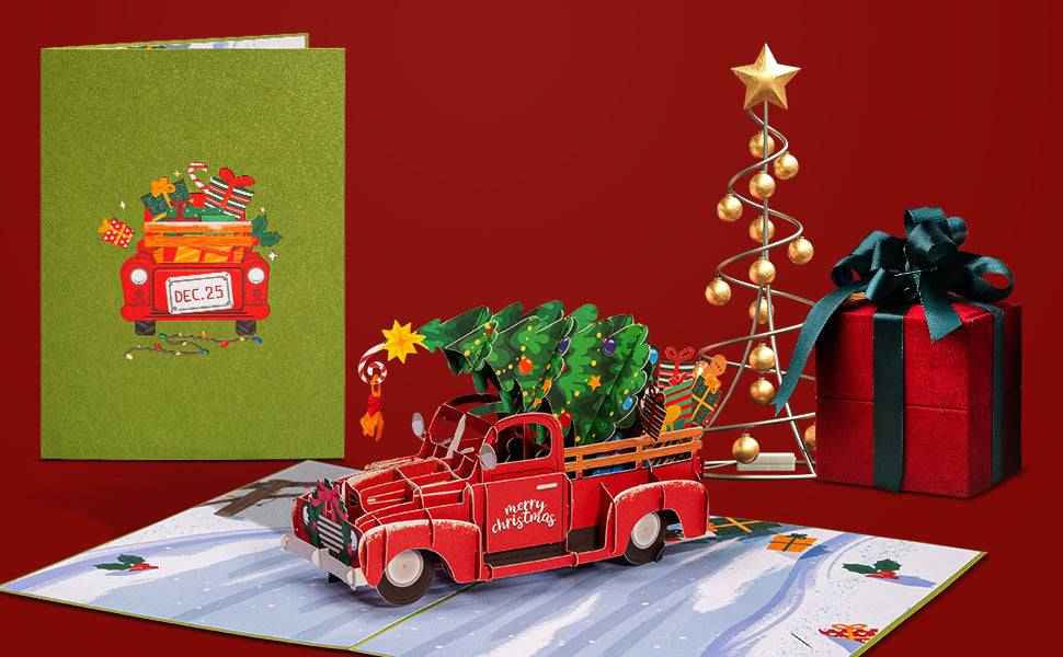 Christmas Car Pop Up Card - Image 7