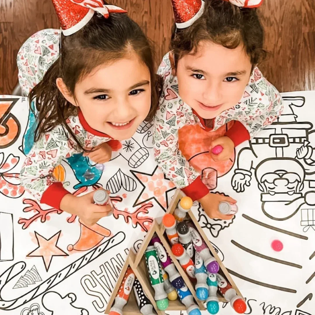 Christmas Coloring Tablecloth - Image 4