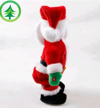 Christmas Decorations Electric Santa Toys Creative Twist Music Santa Claus Dolls - Image 4