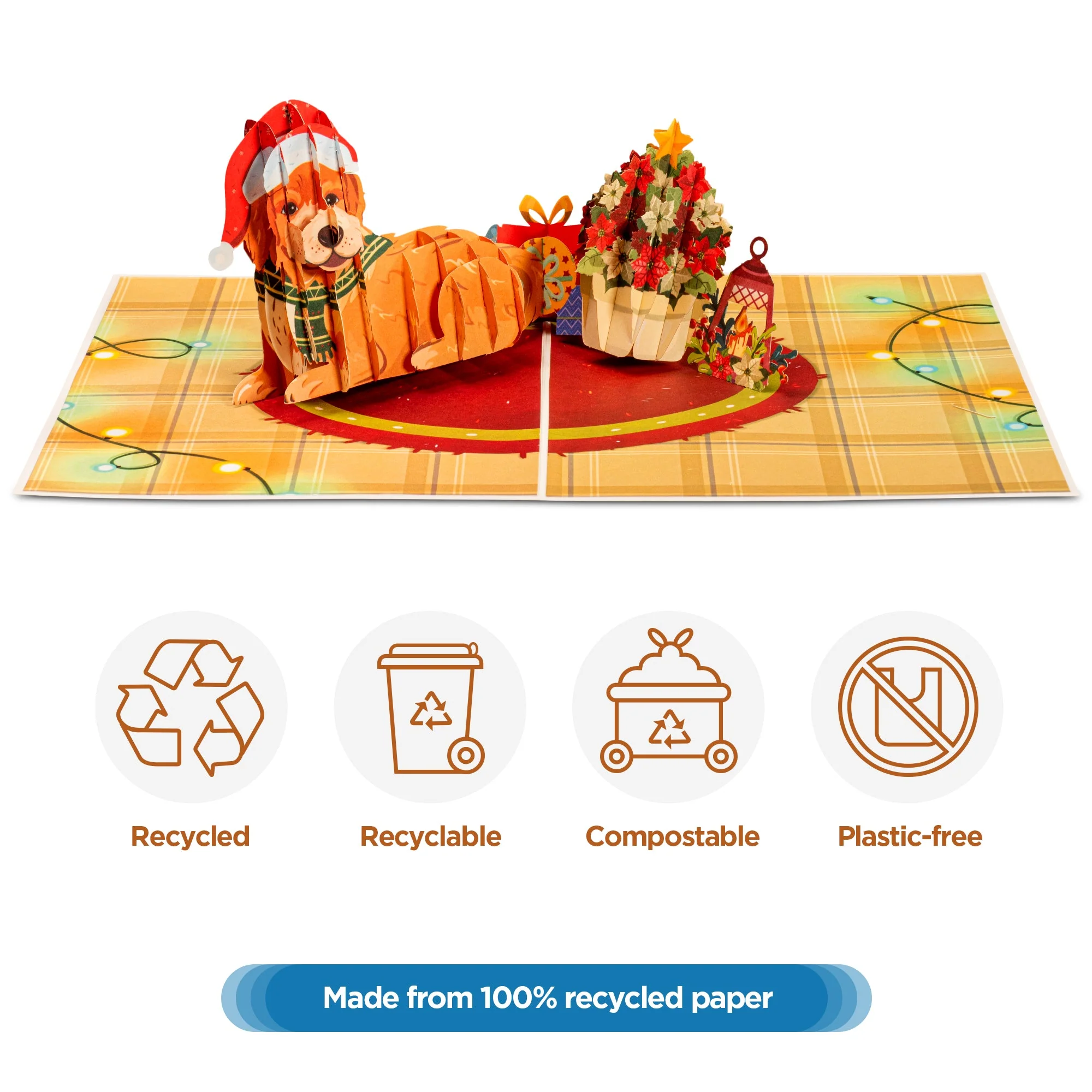 Christmas Dog Pop Up Card - Image 6