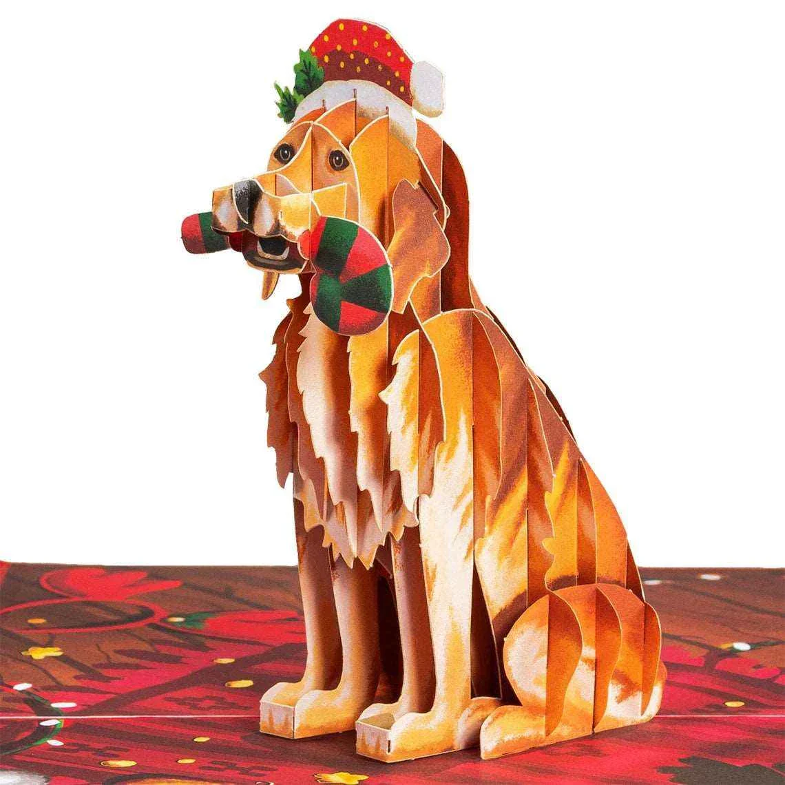 Christmas Dog Pop Up Card - Image 4