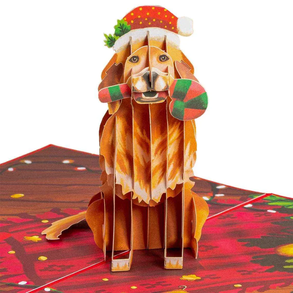 Christmas Dog Pop Up Card - Image 5