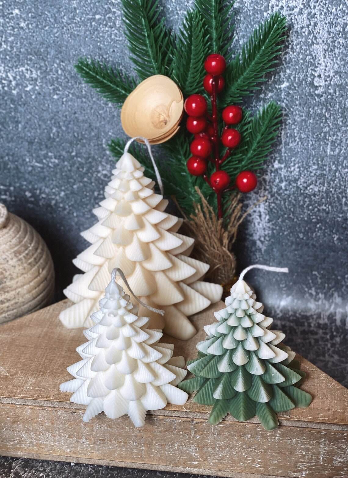 Christmas Fir Tree Candles - Festive Holiday Decor for Your Home - Image 5