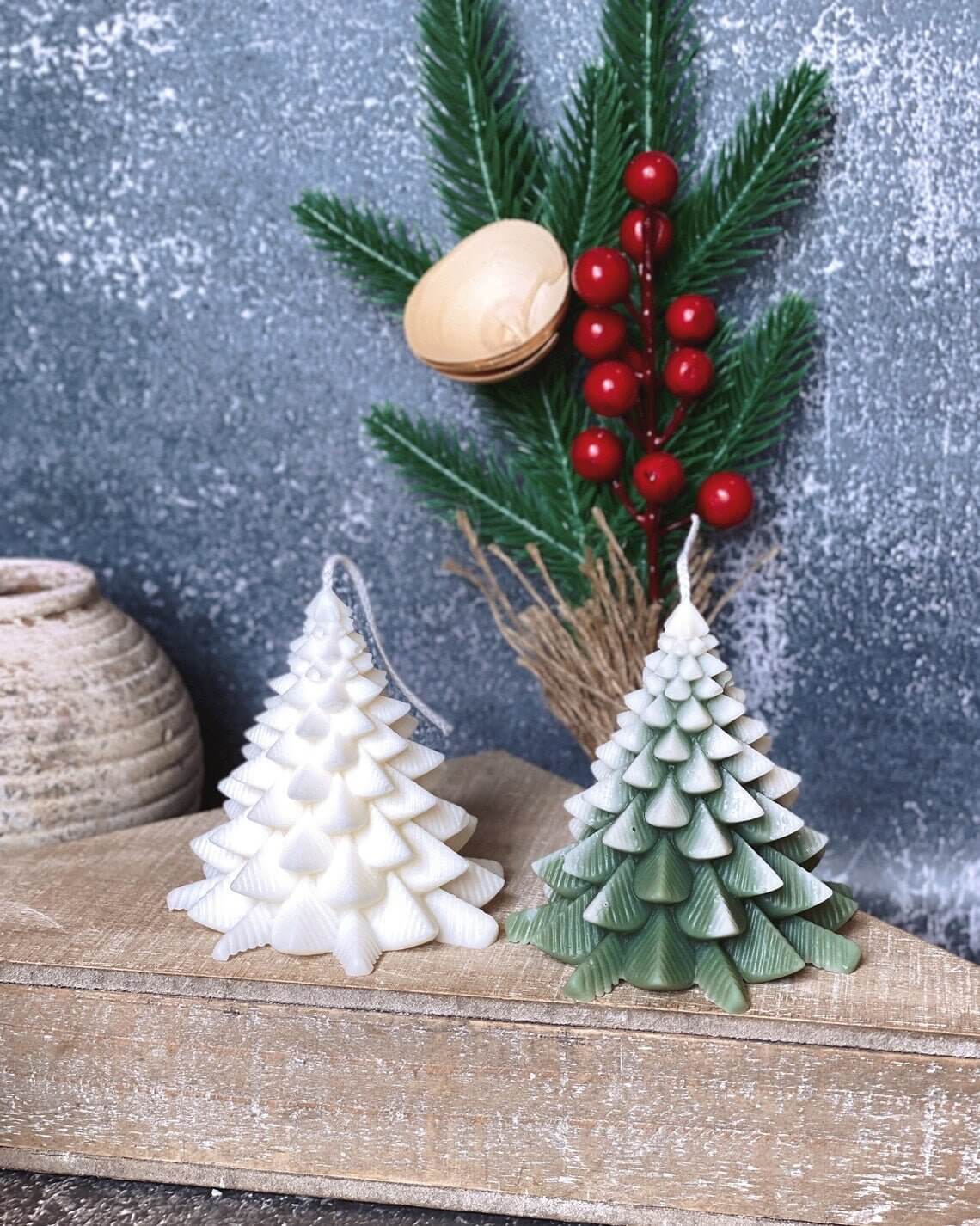 Christmas Fir Tree Candles - Festive Holiday Decor for Your Home - Image 6