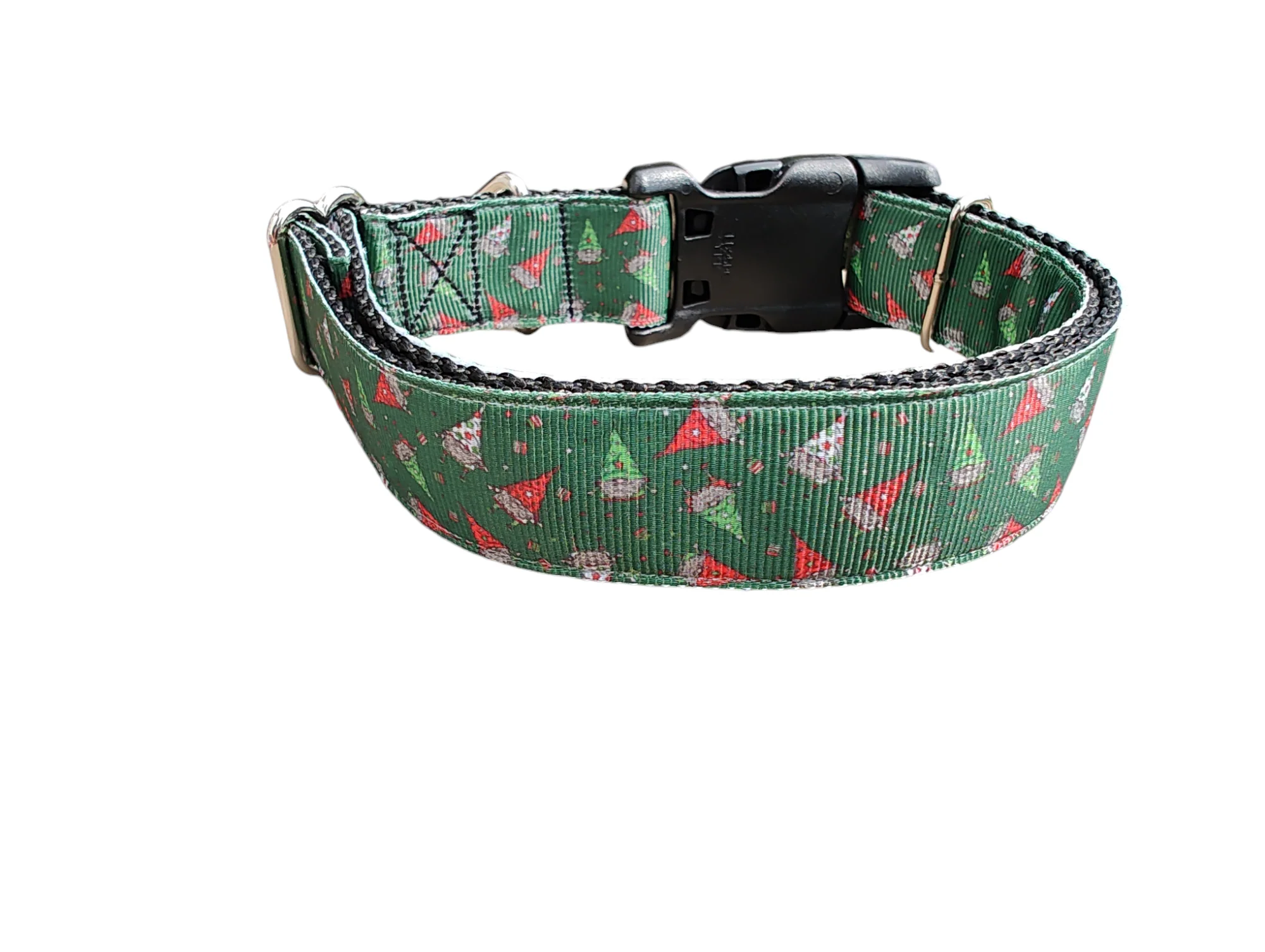 Christmas Gnomes Nylon Dog Collar - Image 2