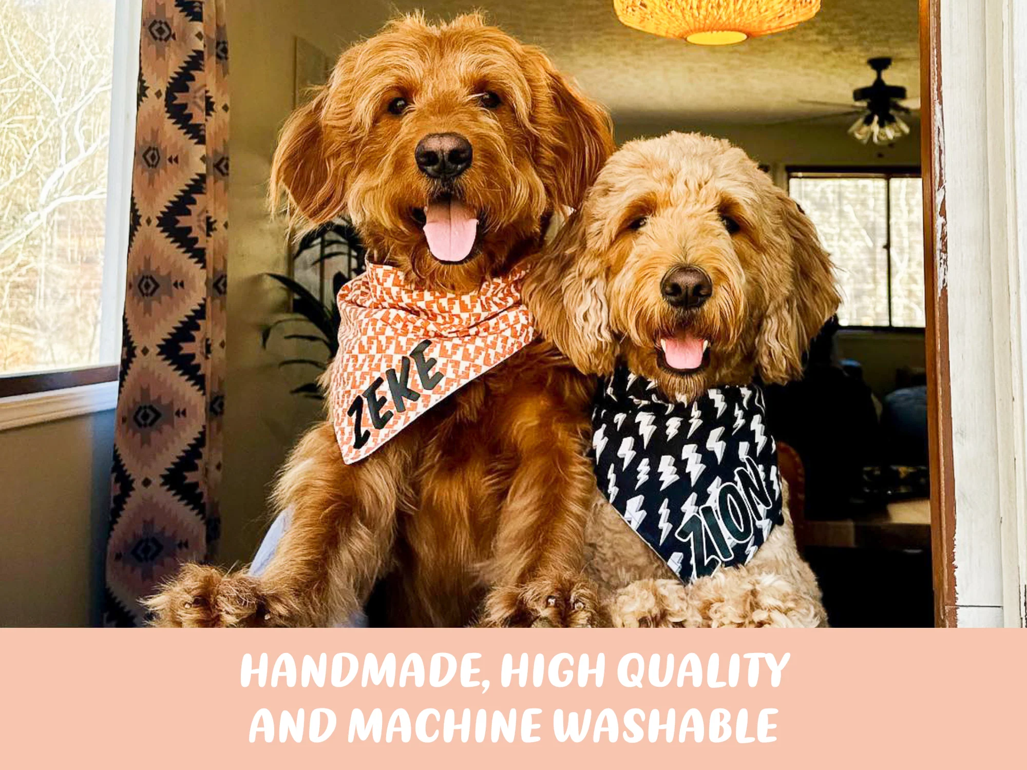 "Christmas Hot Chocolate" Dog Bandana - Image 2