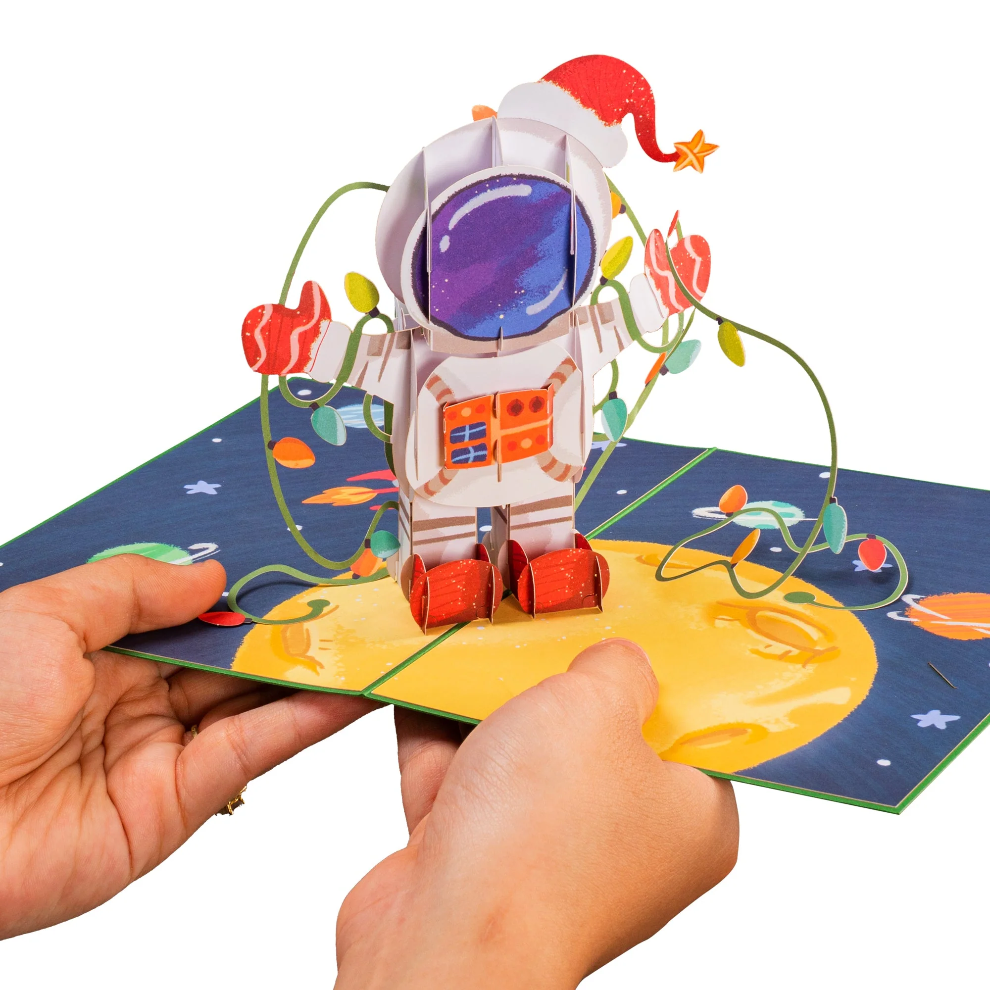 Christmas in Space 3D Popup Card - Image 3