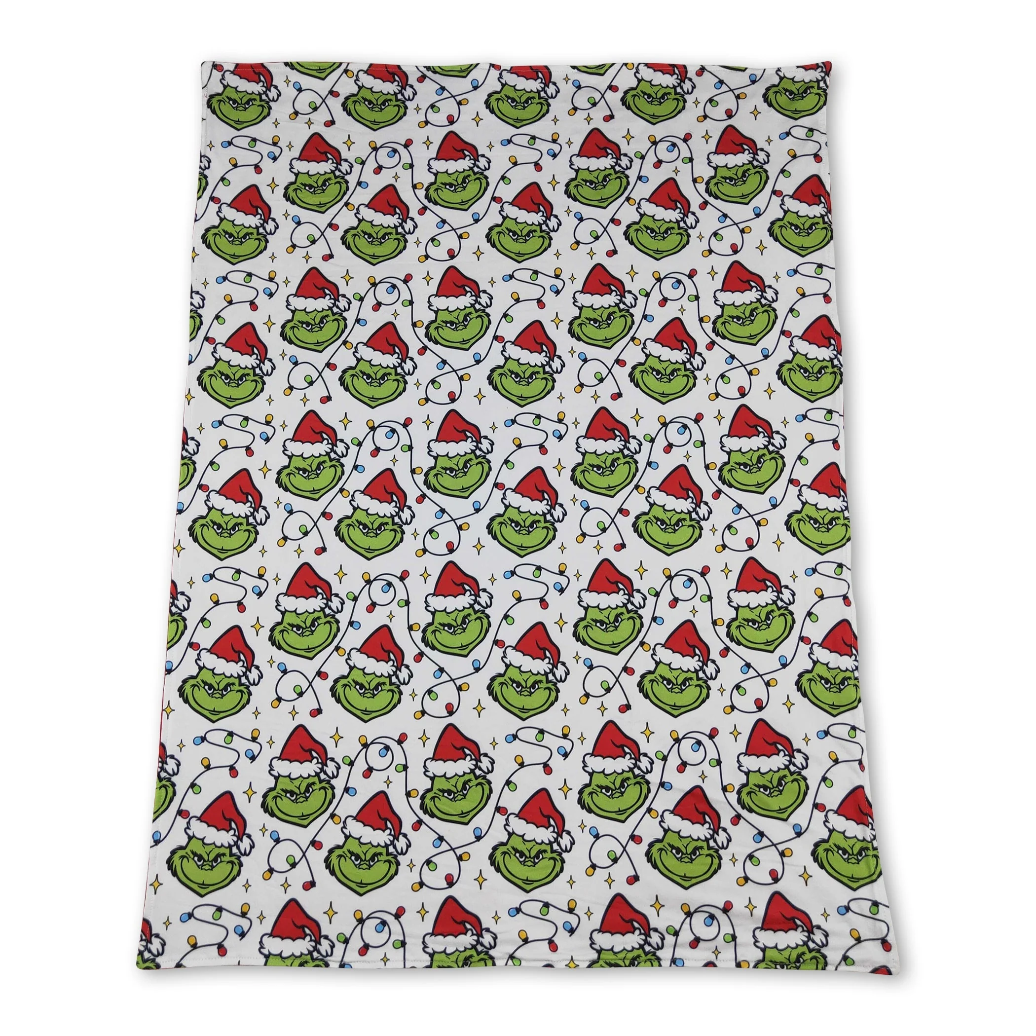 Christmas lighting green face baby kids blankets - Image 2