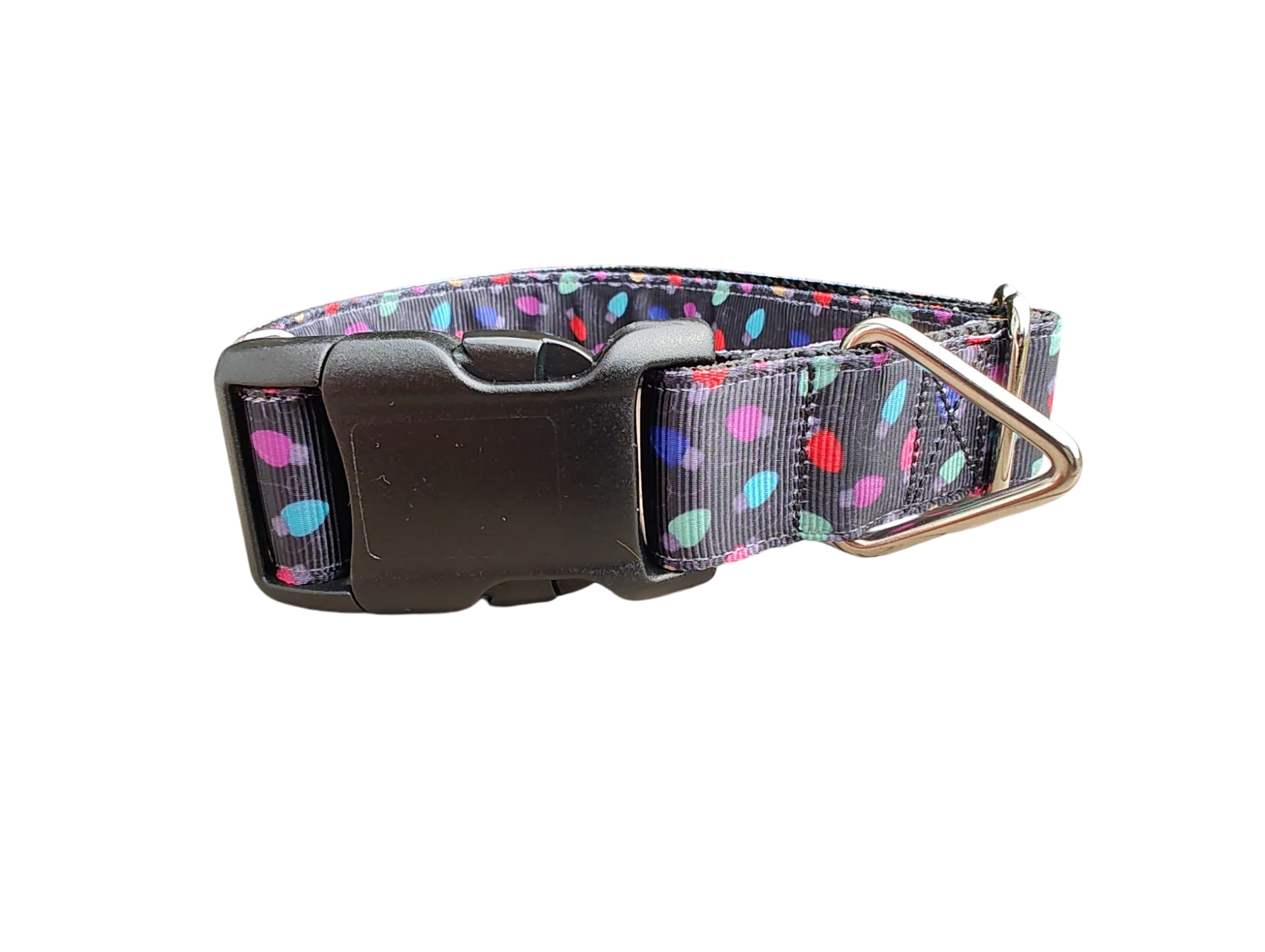 Christmas Lights Nylon Dog Collar - Image 2