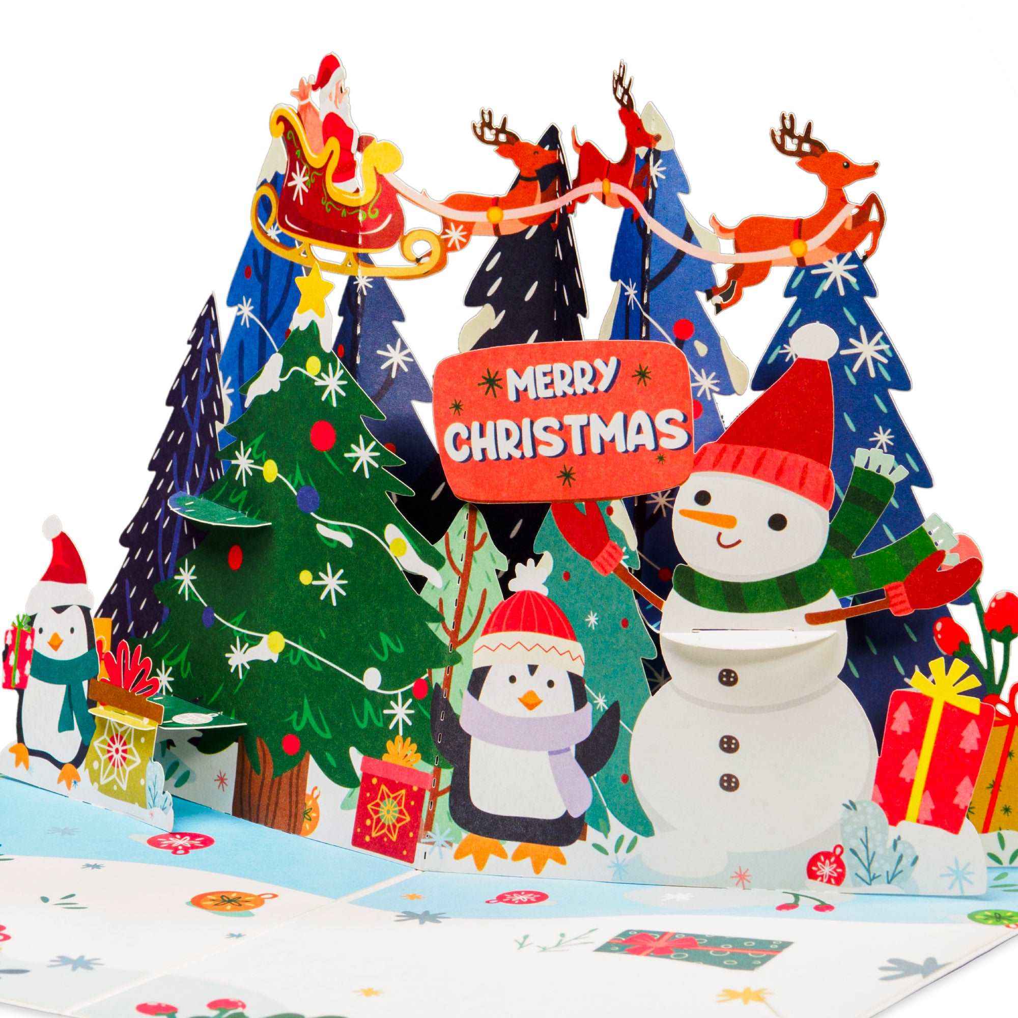 Christmas Night Frndly Pop Up Card, 5" x 7" Cover - Image 6