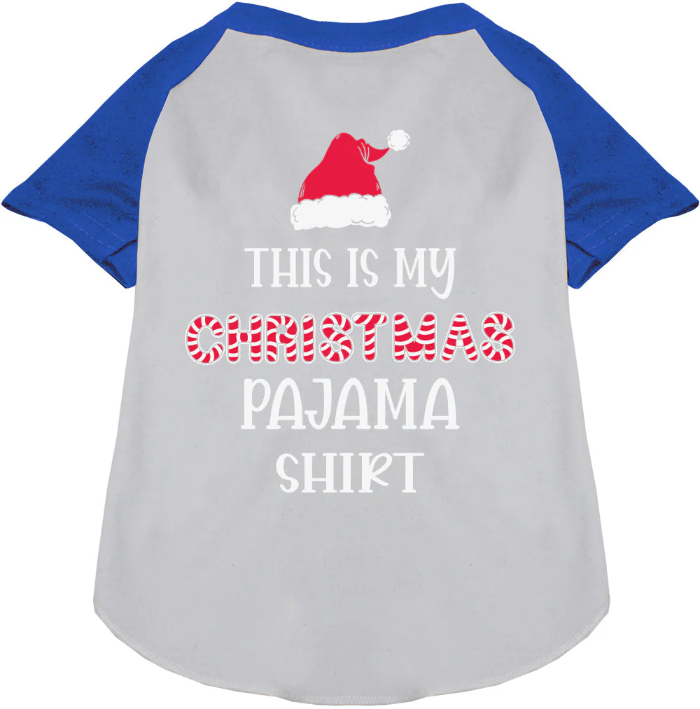 Christmas Pajama Shirt Pet Raglan Shirt - Image 3