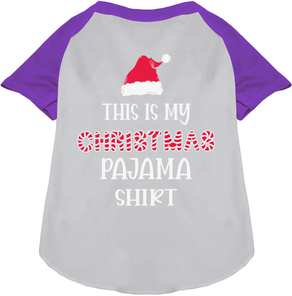 Christmas Pajama Shirt Pet Raglan Shirt - Image 6