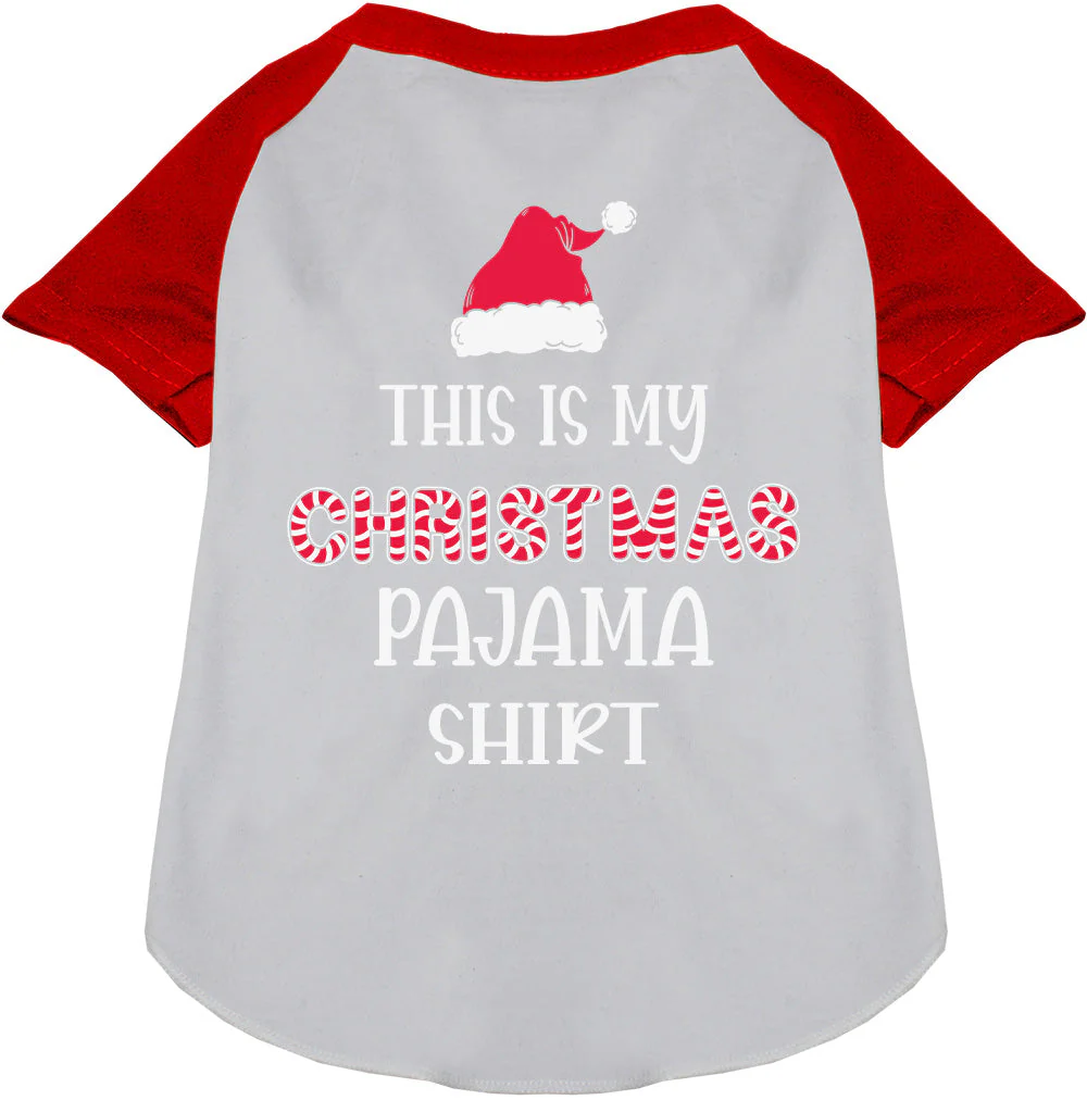 Christmas Pajama Shirt Pet Raglan Shirt - Image 7