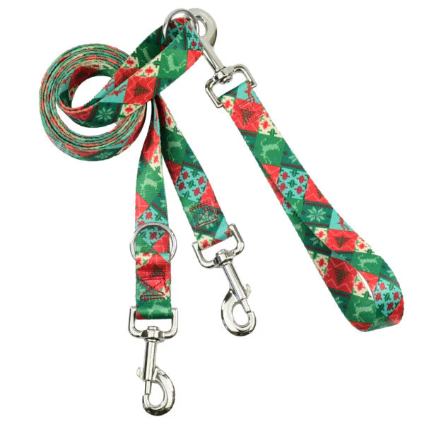 Christmas Patchwork Freedom No-Pull Dog Harness – EarthStyle - Image 3