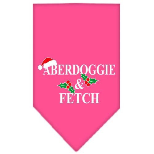 Christmas Pet and Dog Bandana Screen Printed, "Aberdoggie Christmas" - Image 7