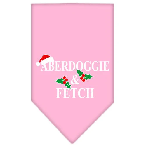 Christmas Pet and Dog Bandana Screen Printed, "Aberdoggie Christmas" - Image 8