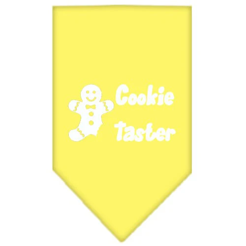 Christmas Pet and Dog Bandana Screen Printed, "Cookie Taster" - Image 10