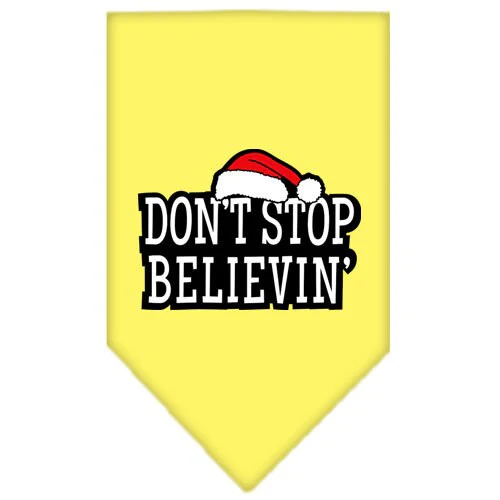 Christmas Pet and Dog Bandana Screen Printed, "Don't Stop Believin'" - Image 10