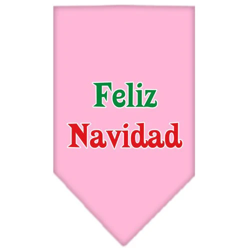 Christmas Pet and Dog Bandana Screen Printed, "Feliz Navidad" - Image 6