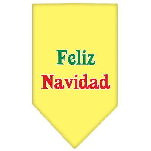 Christmas Pet and Dog Bandana Screen Printed, "Feliz Navidad" - Image 7