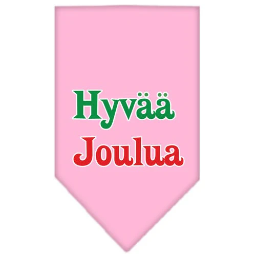 Christmas Pet and Dog Bandana Screen Printed, "Hyvää Joulua" - Image 6