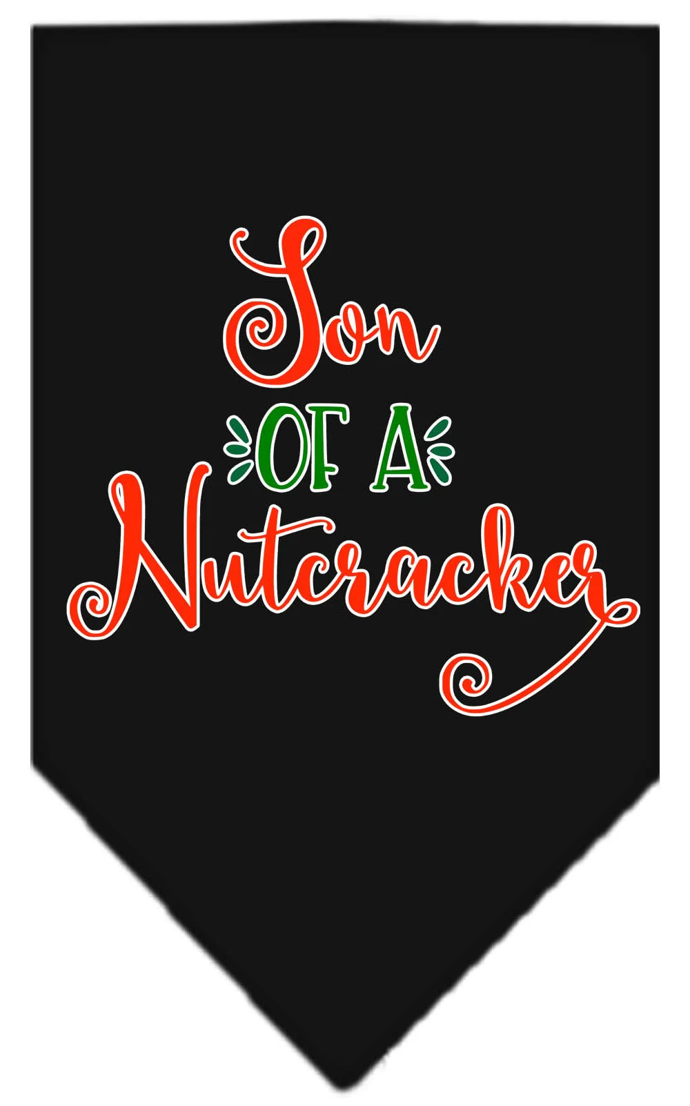 Christmas Pet and Dog Bandana Screen Printed, "Son Of A Nutcracker" - Image 2