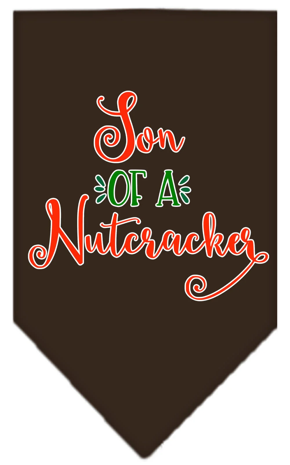 Christmas Pet and Dog Bandana Screen Printed, "Son Of A Nutcracker" - Image 3