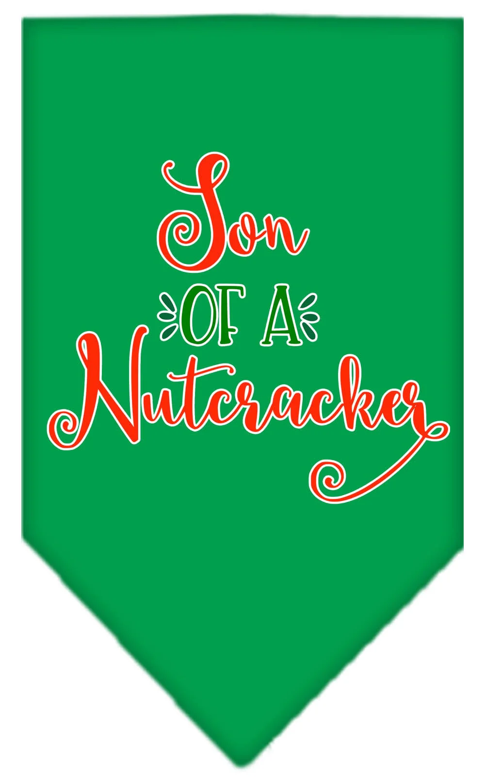 Christmas Pet and Dog Bandana Screen Printed, "Son Of A Nutcracker" - Image 4