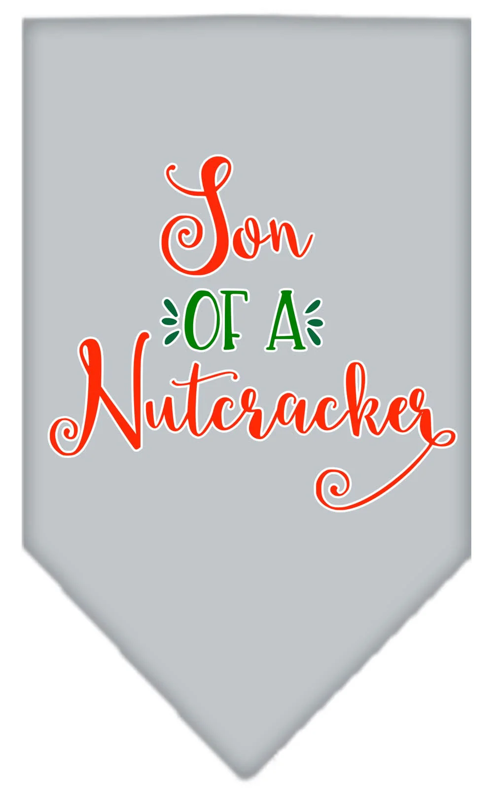 Christmas Pet and Dog Bandana Screen Printed, "Son Of A Nutcracker" - Image 5