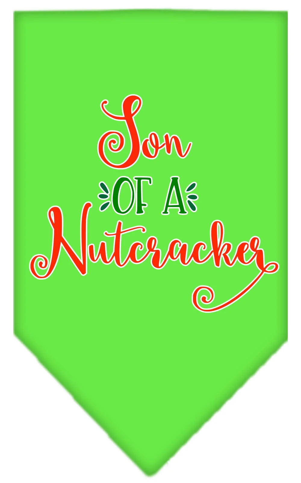 Christmas Pet and Dog Bandana Screen Printed, "Son Of A Nutcracker" - Image 6