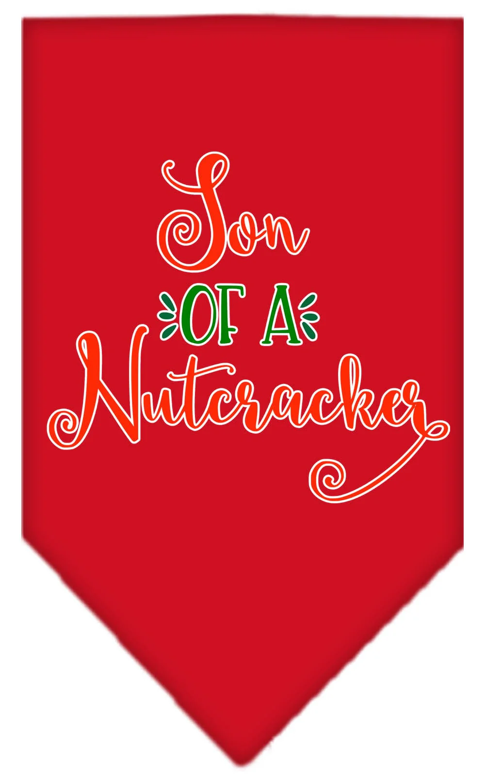 Christmas Pet and Dog Bandana Screen Printed, "Son Of A Nutcracker" - Image 7