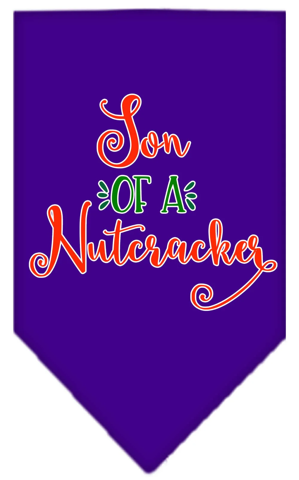 Christmas Pet and Dog Bandana Screen Printed, "Son Of A Nutcracker" - Image 9